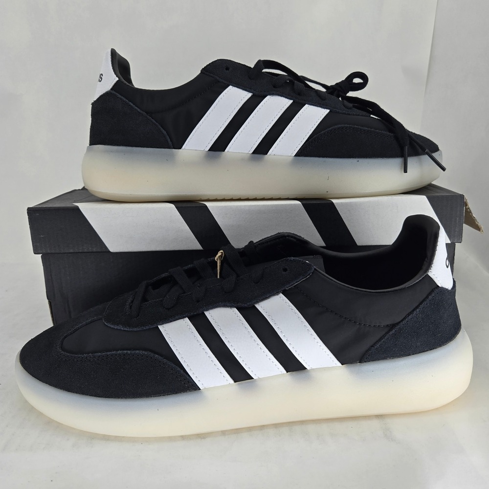 Adidas Barreda Decode Mens Black White Translucent Sole Sneakers JI2316 Size 11